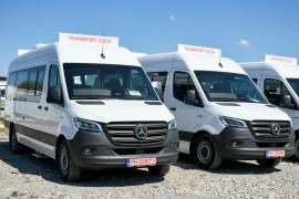 „Cadou” de 7,5 milioane lei: Consiliul Județean Bihor rămâne cu 8 microbuze electrice pentru elevi, pe care nu le mai plătește