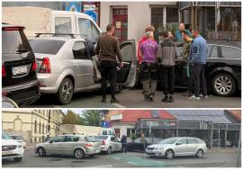 Carambol cu trei mașini la intersecția străzilor Mihai Eminescu și Nicolae Iorga din Oradea, lângă Via 29. Într-o mașină se afla un bebeluș