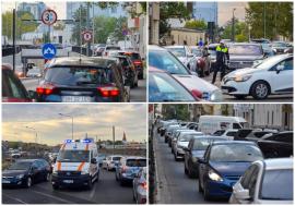 Trafic de infarct în Oradea, după începerea școlii! „N-am mai băgat în viteza a doua de 10 minute”. Ambulanțele au rămas blocate în coloane (FOTO/VIDEO)