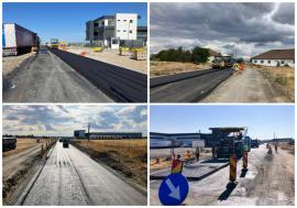 Primăria Oradea asfaltează strada Augustin Maior, care leagă DX 16 de Parcul Industrial I (FOTO)