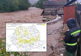 Cod galben de viituri pe Crișul Repede și alte râuri din Bihor: Posibile inundații locale și creșteri rapide de debite