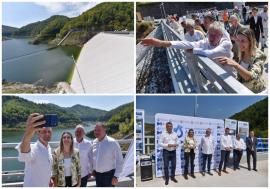 Digitalizat ca niciun alt baraj din țară, Leșu a fost inaugurat oficial cu 3 miniștri și multe laude pentru șeful ABA Crișuri (FOTO)