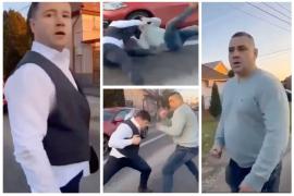 Scandal cu bătaie şi înjurături la Sântandrei: Grecu și Borciu au fost reținuți de polițiști! (VIDEO)