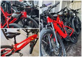 Opt biciclete electrice căutate în Austria au fost găsite de polițiștii de frontieră din Bihor. Valorează 20.000 de euro (FOTO)