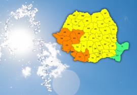 Canicula revine în Bihor. Meteorologii anunță cod galben de disconfort termic și temperaturi de până la 37 de grade