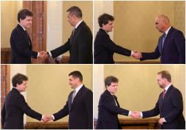 Nicușor Dan cere o majoritate pro-occidentală: PSD spune că își asumă guvernarea, PNL propune variante de guvern minoritar. Simion: „Fără AUR nu se poate” (FOTO)
