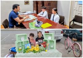 Doi mici rockeri din Salonta vând limonadă ca să-și cumpere tobe și chitară electrică. Primăria îi încurajează pe localnici să-i ajute