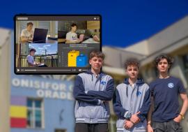 Elevii din Oradea, finaliști la Olimpiada Europeană de Statistică cu un video care demontează mituri despre români (VIDEO)