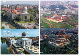 Oradea, înainte și după aderarea la UE: 68 de imagini comparative semnate de Ovi D. Pop (FOTO)