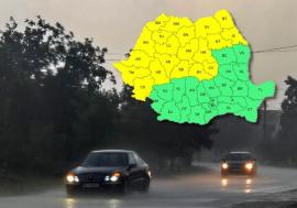 Se anunță furtuni în Bihor! Avertizări de cod galben de instabilitate atmosferică și vijelii, emise de meteorologi
