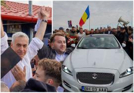 Călin Georgescu a fost plimbat prin Oradea cu Jaguarul unei inspectoare Antifraudă. La volan era soțul ei, Alin Dat