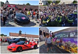GOAT Rally 2025: Peste 2.000 orădeni s-au adunat în Cetatea Oradea să admire 27 de supermaşini de peste 10 milioane de euro (FOTO/VIDEO)