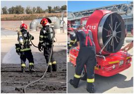 Aproape 80 de muncitori erau în fabrica Sogefi când a izbucnit incendiul. Nici o persoană n-a fost rănită (FOTO)