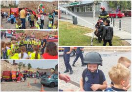 Ziua Pompierilor, sărbătorită de copii în Cetatea Oradea: Au stins „incendii” și au descoperit autospecialele salvatorilor (FOTO/VIDEO)
