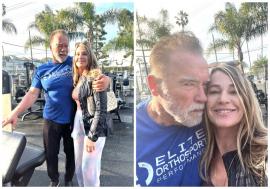 Unde s-a întâlnit Nadia Comăneci cu Arnold Schwarzenegger: „Am dat peste un prieten drag” (FOTO)