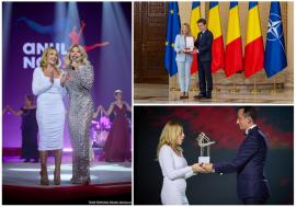 Nadia Comăneci, decorată de președintele Nicușor Dan cu Ordinul „Steaua României”, după balul dat în cinstea ei. Ce a cântat „Zeița de la Montreal” alături de Loredana (FOTO/VIDEO)
