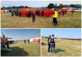 Mobilizare fără precedent la azilele lui Viorel Pașca: DSU a trimis în Bihor ambulanțe, medici, tabără mobilă și 155 de mijloace tehnice (FOTO)