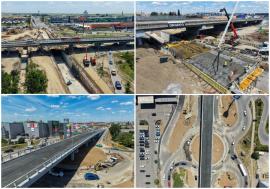 Pasajul pe sub centura Oradea din Calea Aradului începe să se vadă: a început turnarea planșeului (FOTO)
