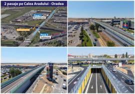 Se deschid pasajele de pe Calea Aradului din Oradea. Premierul Ilie Bolojan vine la inaugurare (FOTO)