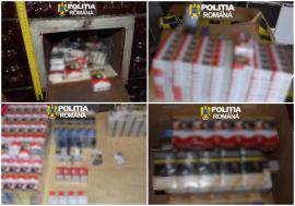 Un bărbat din Bihor vindea țigări de contrabandă într-un local sătesc. Ce au găsit polițiștii la percheziții
