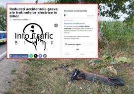 Petiție după tragedia de la Chișlaz: Se strâng semnături pentru controale mai dure asupra trotinetelor electrice în Bihor