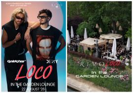 Rivo Loco se întoarce acasă: Deny și Goldcher mixează pe 22 august în grădina de vară a restaurantului RIVO (FOTO/VIDEO)