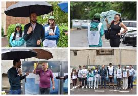FOTO - Principele Nicolae, la Oradea pentru colectarea selectivă. Un sondaj derulat de asociația sa scoate la iveală neajunsurile insulelor ecologice