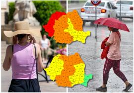 Bihorul, între caniculă și furtuni: scapă de codul roșu, dar meteorologii anunță ploi torențiale și vijelii