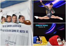 De la 10-le Nadiei la somnul perfect: patul vertical al Continental Hotels, atracție la Cupa Mondială de Gimnastică Aerobică din Oradea (FOTO)