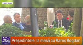 Nicușor Dan, surprins la Bruxelles la masă cu Rareș Bogdan, Victor Negrescu, Eugen Tomac și șeful SPP, generalul Lucian Pahonțu