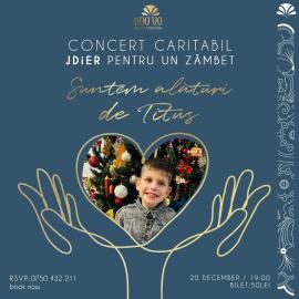 „Jdier pentru un zâmbet!”: Concert caritabil la Noo'vo. Bucură-te de muzică și ajută un copil de 9 ani!