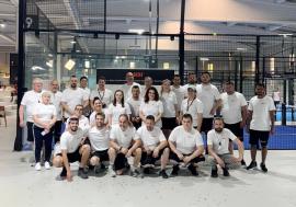 Mai mult decât un turneu: angajații NBI Industrial Oradea au construit spiritul de echipă pe terenul de padel (FOTO)