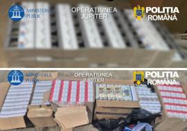 Jupiter în Bihor: Flagrant în Oradea, percheziţii în Marghita şi Petreu. Alte aproape 110.000 de țigări de contrabandă confiscate, trei persoane reţinute