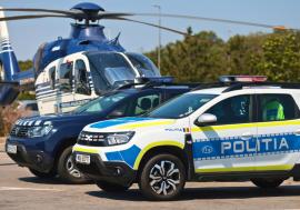 Vitezomanii, vânați și din elicopter pe șoselele din Bihor. Zeci de sancțiuni pentru viteză, în doar 4 ore, pe DN1