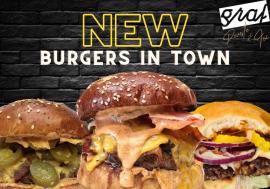 New Burgers in Town! Restaurant Graf pregătește o surpriză de zile mari!