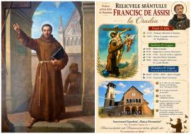 Relicve ale Sfântului Francisc de Assisi, aduse în premieră la Oradea. Credincioșii le vor putea venera timp de trei zile