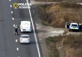 Cu drona și 12 radare pe DN1, în Bihor: Șofer cu 7 persoane în mașină, filmat depășind pe linie continuă. 12 permise suspendate (VIDEO)