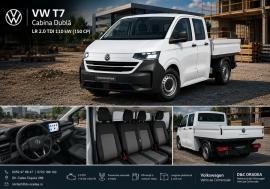 Volkswagen T7 Cabină Dublă – spațiu pentru echipă, soluții pentru afacerea ta
