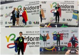 Patru titluri mondiale pentru ACS Wolf Oradea la Cupa Mondială de Taekwon-do ITF din Spania (FOTO)