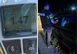 Beat la volan, direct în capul de pod: șofer din Sântandrei, prins cu 1,47 mg/l alcool în aerul expirat