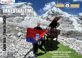 „Imn la înălțime”. Pianistul Zoltán Thurzó expune fotografii realizate în călătoria sa de Cartea Recordurilor pe Everest