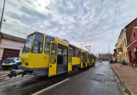 Staţionări tramvaie în 13 decembrie 2021