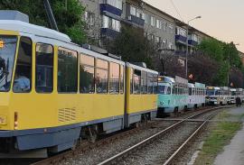 OTL: Staţionări tramvaie în 13 mai