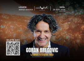 O nouă producție de amploare la Oradea Arena: Goran Bregović și legendara lui orchestră, într-un concert care se îndreaptă spre o sală arhiplină!