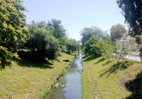 Oradea ieri, Oradea azi: Peța, de la canal inundabil la pârâu puțin pus în valoare