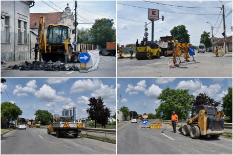 A doua amânare pe căile Clujului și Averescu din Oradea: înlocuirea capacelor de canal se va termina abia săptămâna viitoare (FOTO)