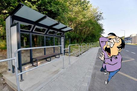 Stația imposibilă: În Băile Felix a apărut stația de autobuz cu „barieră” (FOTO)