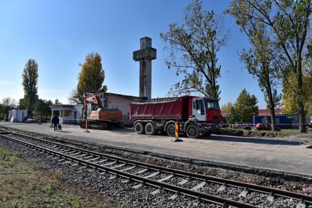 Gara Velența, demolată. În locul ei va fi construită o clădire nouă (FOTO/VIDEO)