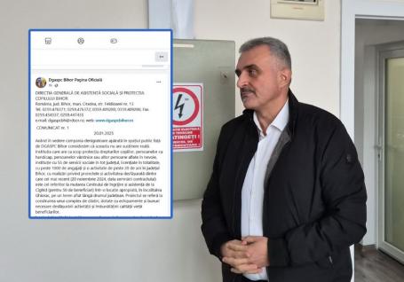 Prins cu bizonul transformat în porc, șeful DGASPC, Călin Puia, se plânge că ar fi victima unei „campanii denigratoare” într-un comunicat pe... Facebook