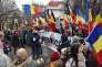 Protest AUR în Oradea, cu o mulțime de steaguri tricolore: „Nu suntem pleava, Iohannis la Jilava!”, „Ce vrem noi e și pentru voi!” (FOTO/VIDEO)